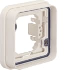 HAGER BOCCHIOTTI - Cornice singola per montaggio da incasso Berker W.1 bianco polare opaco