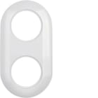 HAGER BOCCHIOTTI - Cornice doppia Serie 1930 bianco polare lucido