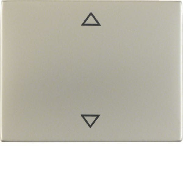 HAGER BOCCHIOTTI - Bilanciere con serigrafia frecce Berker K.5 acciaio inox, metallo opaco
