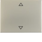 HAGER BOCCHIOTTI - Bilanciere con serigrafia frecce Berker K.5 acciaio inox, metallo opaco