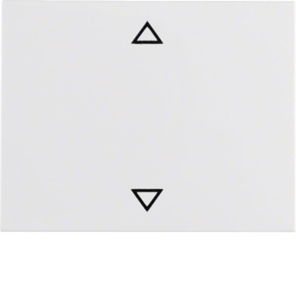 HAGER BOCCHIOTTI - Bilanciere con serigrafia frecce Berker K.1 bianco polare lucido