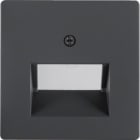 HAGER BOCCHIOTTI - Pezzo c.le x presa RJ universale doppio Serie Q.1/Q.3 antrac.velluto, vern.