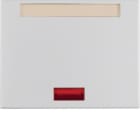 HAGER BOCCHIOTTI - Bilanciere con lente e portaetichetta Berker K.5 alu, alluminio anodizzato