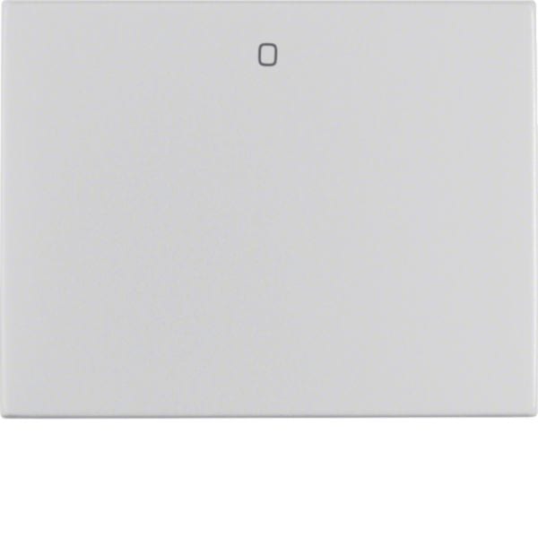 HAGER BOCCHIOTTI - Bilanciere con serigrafia "0" Berker K.5 alu, alluminio anodizzato