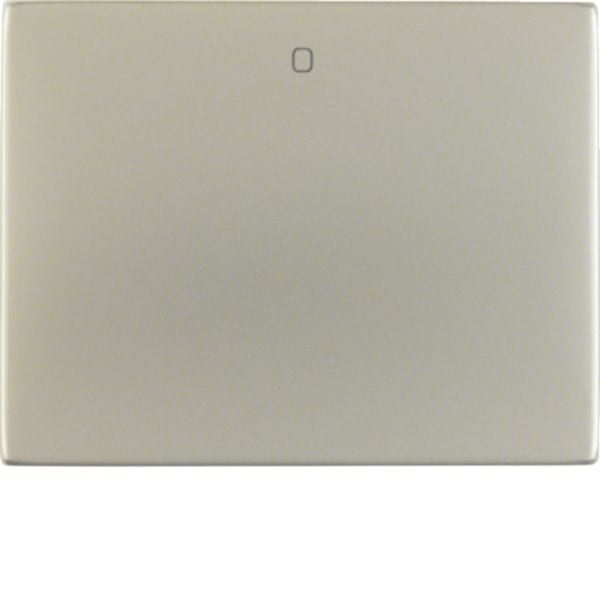 HAGER BOCCHIOTTI - Bilanciere con serigrafia "0" Berker K.5 acciaio inox, metallo opaco