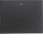 HAGER BOCCHIOTTI - Bilanciere con serigrafia "0" Berker K.1 antracite opaco, verniciato