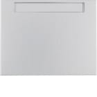 HAGER BOCCHIOTTI - Bilanciere con portaetichetta Berker K.5 alu, alluminio anodizzato