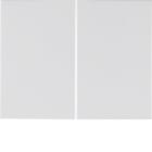 HAGER BOCCHIOTTI - Bilanciere doppio Berker K.1 bianco polare lucido