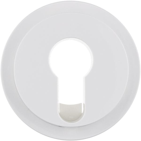HAGER BOCCHIOTTI - Pezzo centrale per interruttore/pulsante a chiave R.1/R.3 bianco polare lucido
