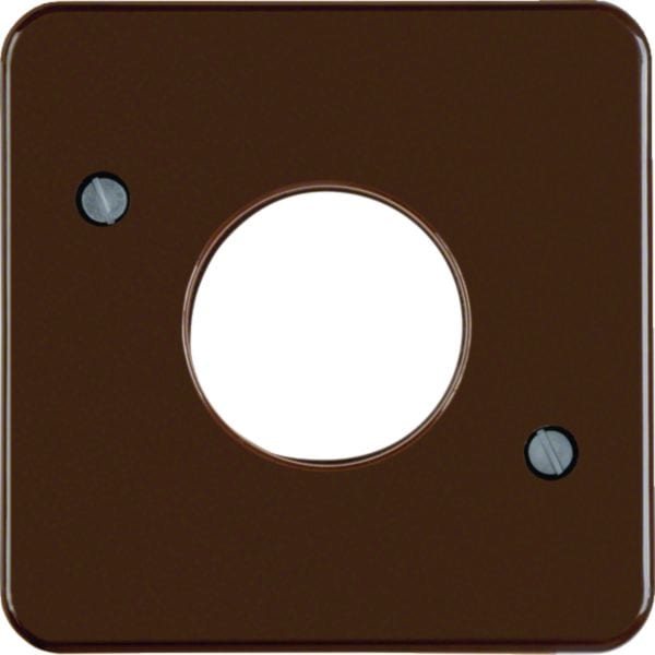 HAGER BOCCHIOTTI - Pezzo centrale per pulsante/spia luminosa E10 wg UP IP44 marrone lucido