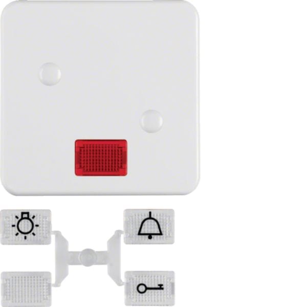 HAGER BOCCHIOTTI - Bilanciere avvitabile wg UP IP44 bianco polare lucido