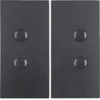 HAGER BOCCHIOTTI - Bilanciere doppio avvitabile Berker B.3/B.7 antracite opaco