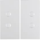 HAGER BOCCHIOTTI - Bilanciere doppio avvitabile Berker S.1/B.3/B.7 bianco polare opaco