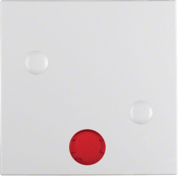 HAGER BOCCHIOTTI - Bilanciere con lente avvitabile Berker S.1/B.3/B.7 bianco polare opaco
