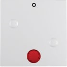 HAGER BOCCHIOTTI - Bilanciere avvitabile con lente e serigrafia "0” S.1/B.3/B.7 bianco polare opaco