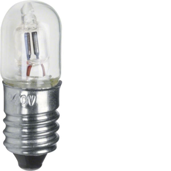 HAGER BOCCHIOTTI - Lampadina fluorescente E10 chiaro, trasparente