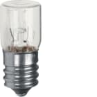 HAGER BOCCHIOTTI - Lampada a incandescenza E14 x spia lum. con calotta piatta chiaro, trasparente