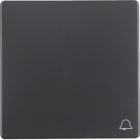 HAGER BOCCHIOTTI - Bilanciere con serigrafia x suoneria Berker Q.1/Q.3 antracite velluto, vernic.