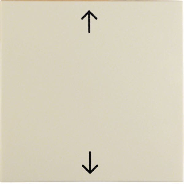 HAGER BOCCHIOTTI - Bilanciere con serigrafia frecce Berker S.1 bianco lucido
