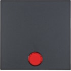 HAGER BOCCHIOTTI - Bilanciere con lente Berker B.3/B.7 antracite opaco