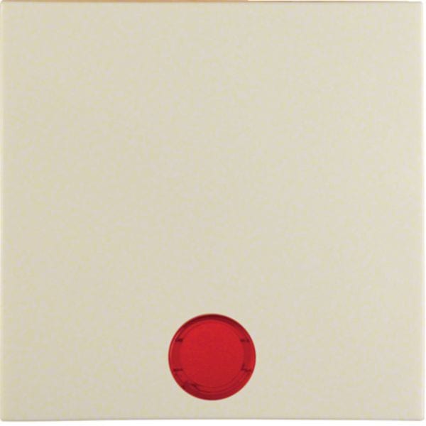 HAGER BOCCHIOTTI - Bilanciere con lente Berker S.1 bianco lucido