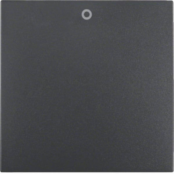 HAGER BOCCHIOTTI - Bilanciere con serigrafia "0" Berker B.3/B.7 antracite opaco