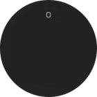 HAGER BOCCHIOTTI - Bilanciere con serigrafia "0" Berker R.1/R.3 nero lucido