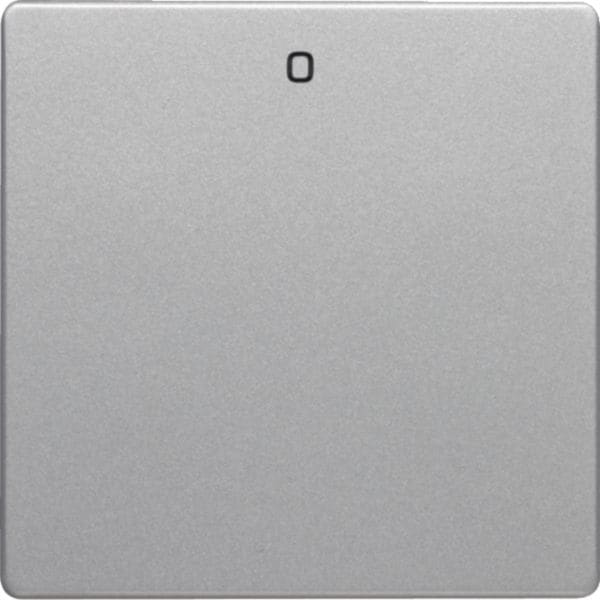 HAGER BOCCHIOTTI - Bilanciere con serigrafia "0" Berker Q.1/Q.3?alu velluto, verniciato