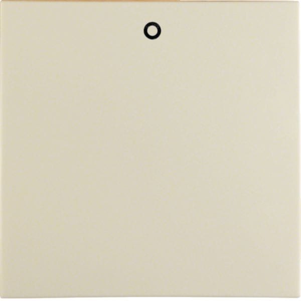 HAGER BOCCHIOTTI - Bilanciere con serigrafia "0" Berker S.1 bianco lucido