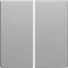 HAGER BOCCHIOTTI - Bilanciere doppio Berker Q.1/Q.3 alu velluto, verniciato