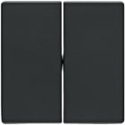 HAGER BOCCHIOTTI - Bilanciere doppio Berker Q.1/Q.3 antracite velluto, verniciato