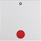 HAGER BOCCHIOTTI - Bilanciere con lente e serigrafia "0" Berker S.1/B.3/B.7 bianco polare opaco