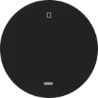 HAGER BOCCHIOTTI - Bilanciere con serigrafia "0" e lente trasparente Berker R.1/R.3 nero lucido