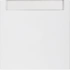 HAGER BOCCHIOTTI - Bilanciere con etichetta Berker S.1/B.3/B.7 bianco polare opaco