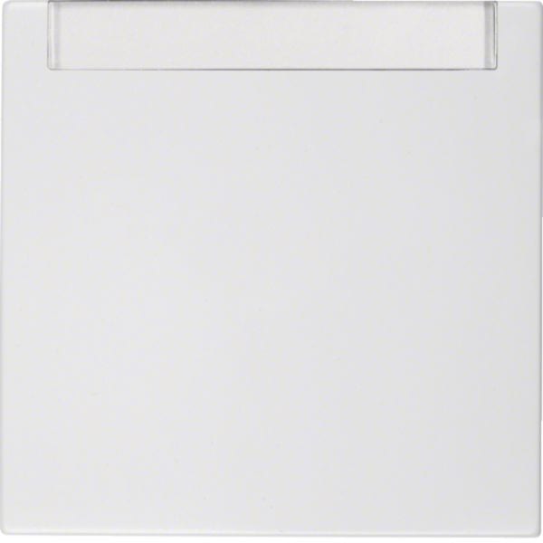 HAGER BOCCHIOTTI - Bilanciere con etichetta Berker S.1/B.3/B.7 bianco polare lucido
