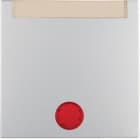 HAGER BOCCHIOTTI - Bilanciere con lente ed etichetta Berker B.7 alu opaco, verniciato