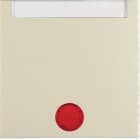 HAGER BOCCHIOTTI - Bilanciere con lente ed etichetta Berker S.1 bianco lucido