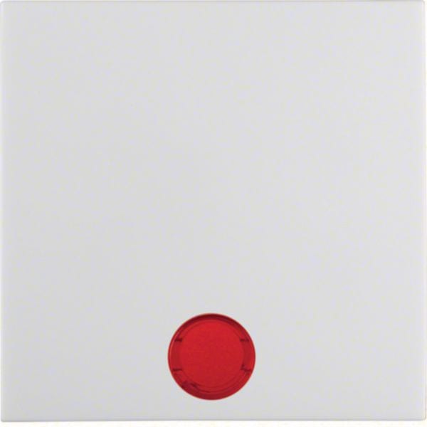 HAGER BOCCHIOTTI - Bilanciere con accessorio di fissaggio e lente S.1 bianco polare lucido