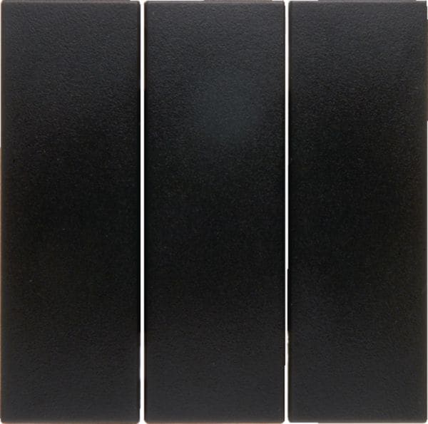 HAGER BOCCHIOTTI - Bilanciere triplo Berker B.3/B.7 antracite opaco