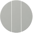 HAGER BOCCHIOTTI - Bilanciere triplo Berker R.1/R.3 bianco polare lucido