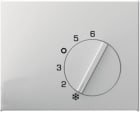 HAGER BOCCHIOTTI - Pezzo centrale per regolatore di temperatura Berker K.1/K.5 bianco polare lucido