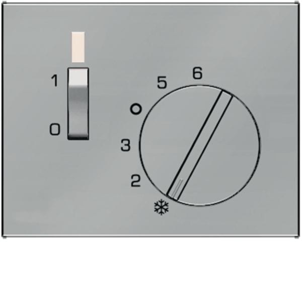 HAGER BOCCHIOTTI - Pezzo c.le x Termostato Serie K.1/K.5 acciaio inox opaco, vern.