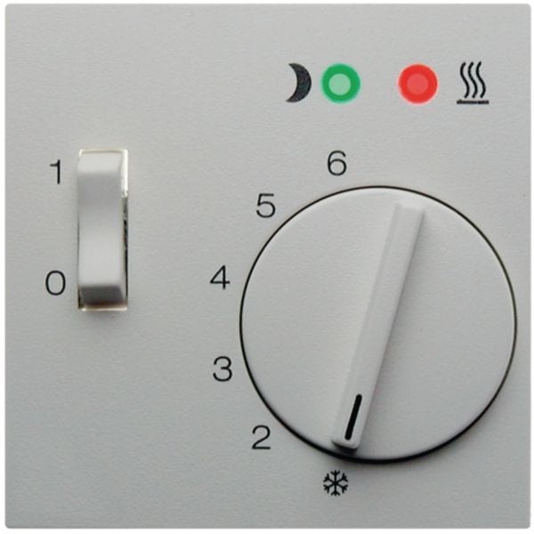 HAGER BOCCHIOTTI - Pezzo c.le x Termostato x risc. a pavimento Serie S.1/B.3/B.7 bianco pol. opac