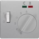 HAGER BOCCHIOTTI - Pezzo c.le x Termostato x risc. a pavimento Serie Q.1/Q.3 bianco pol., vern.