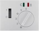 HAGER BOCCHIOTTI - Pezzo c.le x Termostato x risc. a pavimento Serie K.1/K.5 alu opac, vern.