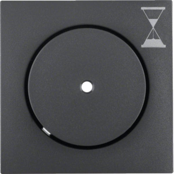 HAGER BOCCHIOTTI - Pezzo centrale per inserto timer elettronico Berker B.3/B.7 antracite opaco