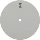 HAGER BOCCHIOTTI - Pezzo centrale per inserto timer Serie R.1/R.3 bianco polare lucido