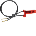 HAGER BOCCHIOTTI - Gruppo LEDS 230 V, per cablaggio con interruttore/pulsante Berker W.1 rosso