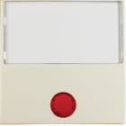 HAGER BOCCHIOTTI - Bilanciere con lente ed etichetta grande Berker S.1 bianco lucido