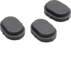 HAGER BOCCHIOTTI - Tappi di copertura per fori di viti Berker W.1 grigio opaco